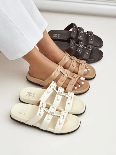 Royalfashion Wimen klapki fo stail rzymianek Roma