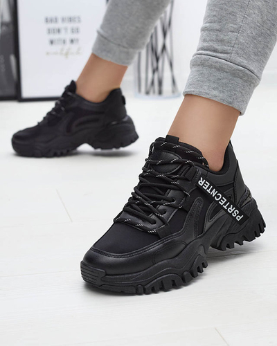 Melni sieviešu sporta apavi Evilpo- Footwear
