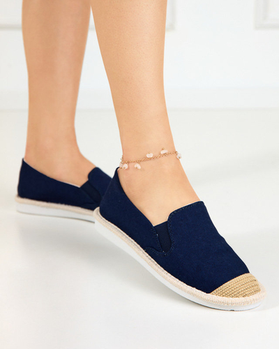 Navy blue women's espadrilles Joll- Footwear