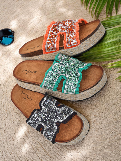 Royalfashion Women's sandals with Candy Candy decorations