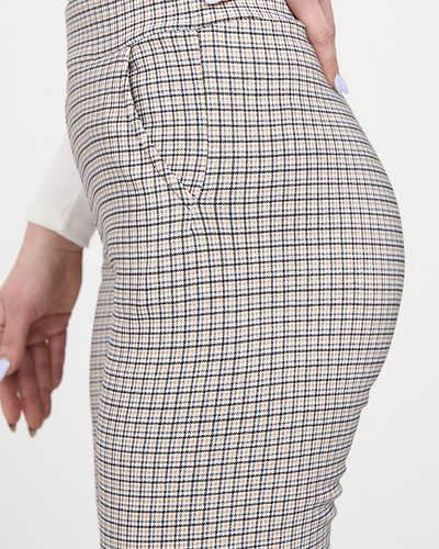 Dzelteni melni rūtaini sieviešu kaste- Apģērbi