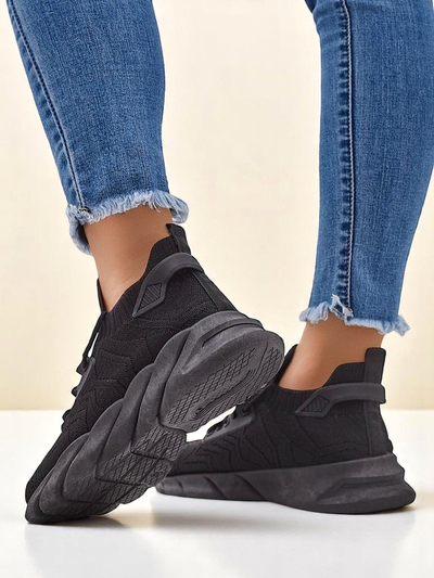 Royalfashion Sieviešu lencīšu auduma sporta apavi Amaney