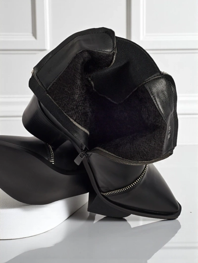 Women's Omen Glade Faux Leather Heeled Ankle Boots