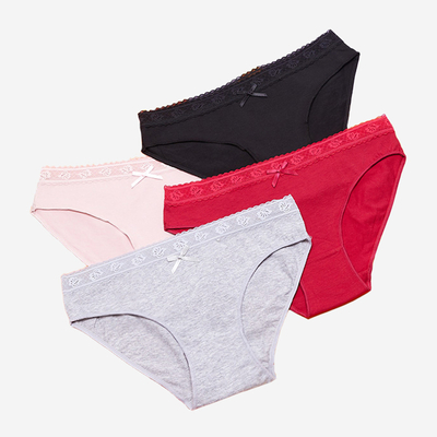 Women's Lace Briefs Set 6 / pack - Underwear