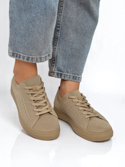 Royalfashion Livia Classico Jasny Brazowy Trivium Sneakers Lavantes Tkanina