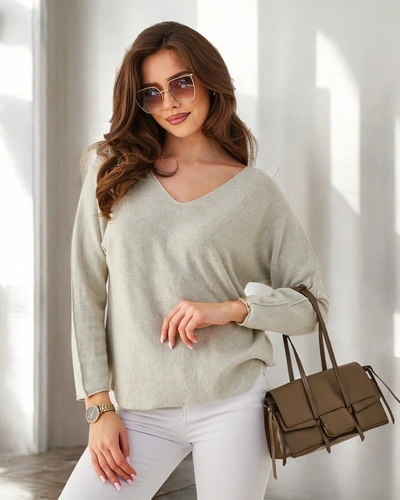 Royalfashion Женский легкий свитер из вискозы