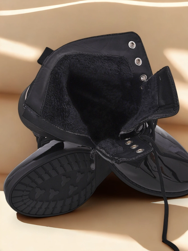 Royalfashion Women's lace-up boots Safalle