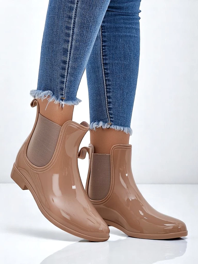 Royalfashion Sieviešu lakotas gumijas zābaki Seris