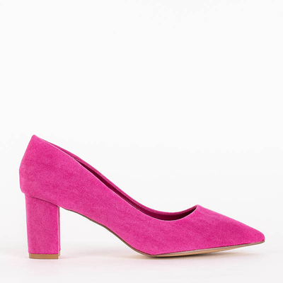 Fuchsia pumps on a post Valrica - Footwear