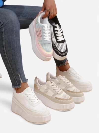 Royalfashion Женские платформенные кроссовки Siserra