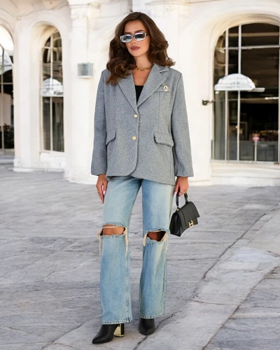 Royalfashion Sieviešu īsais mētelis