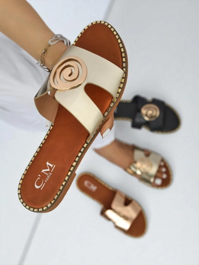 Royalfashion Women's flat sole slippers Glam Bliss