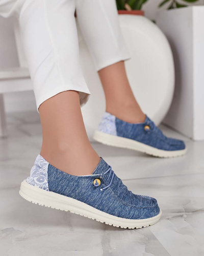 Royalfashion Women's Treppes Lace-up Half Shoes