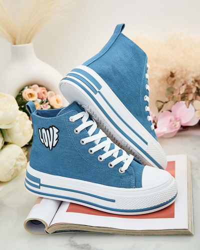 Royalfashion Sieviešu sportiskas kedas ar apdruku