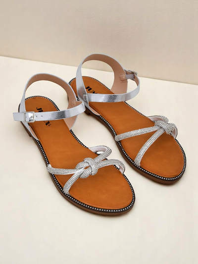 Royalfashion Naiste dekoratiivsete tsirkoonidega sandaalid Bella Shine