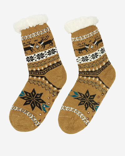 Christmas camel men's socks- Underwear