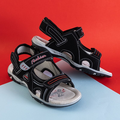 Melnas zēnu 'Monekin velcro sandales - Apavi