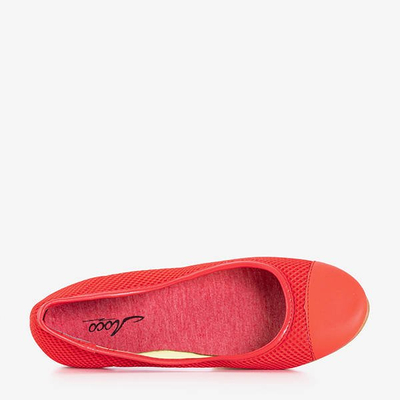 Red Palmolina mesh ballerinas - Footwear