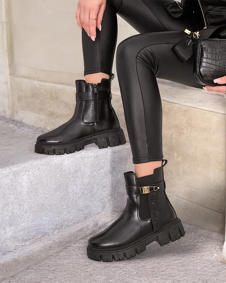 Royalfashion Women's eko leather Dobinas boots