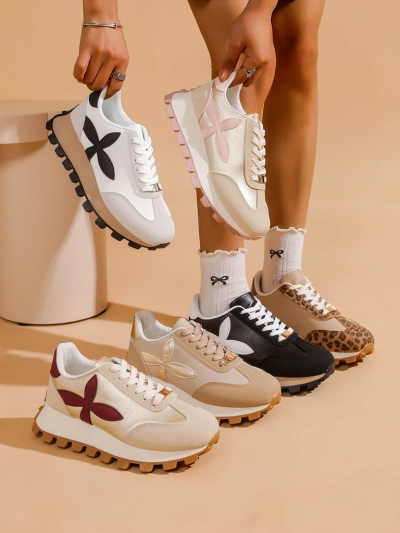 Спортивные кроссовки Royalfashion для женщин на толстой подошве Aloqa