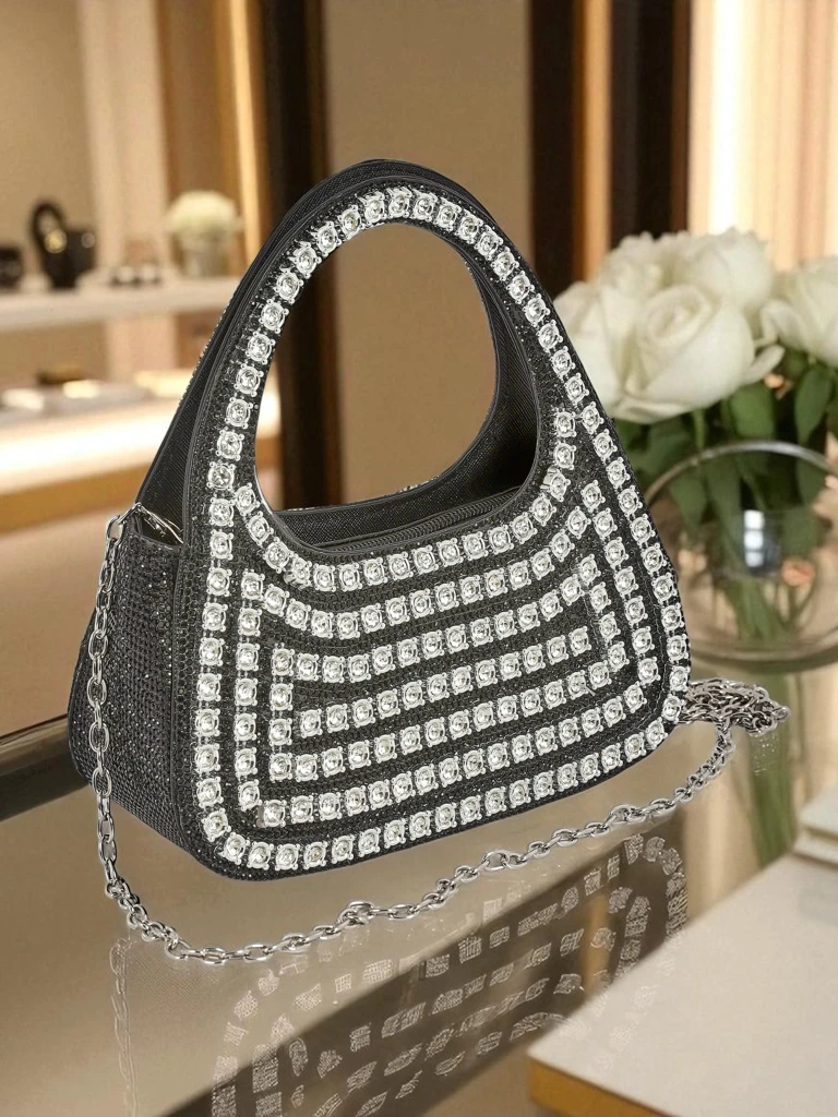 Royalfashion Женская сумка-клатч с цирконами Myra Quill