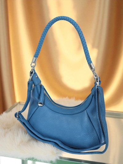 Royalfashion Small Women's Eco-Leather Handbag with Decorative Strap Lacquea