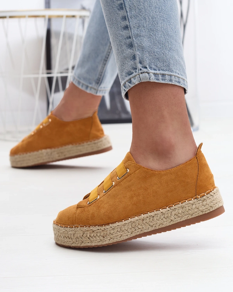 Mustard women's sports sneakers Alener - Footwear
