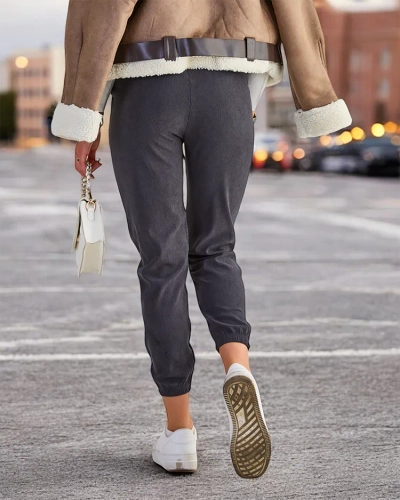 Royalfashion Women's fabric combat pants