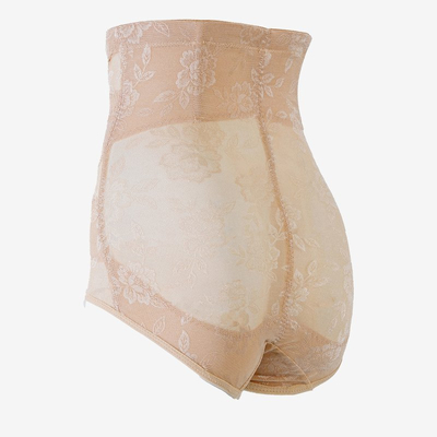 Lace shaping panties in beige color - Underwear