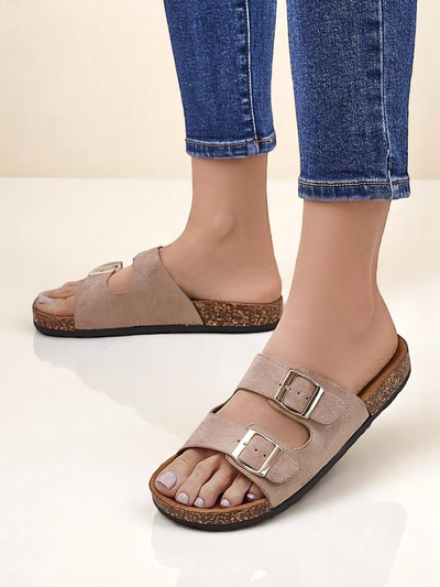 Royalfashion Women's sandals with buckles Foumy