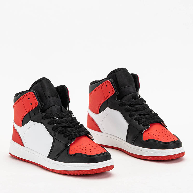 Red-black women's sports ankle boots Anonuco - Footwear