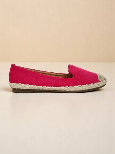 Royalfashion Sieviešu espadrilles no ekomākslīgās zamšādas Bombei