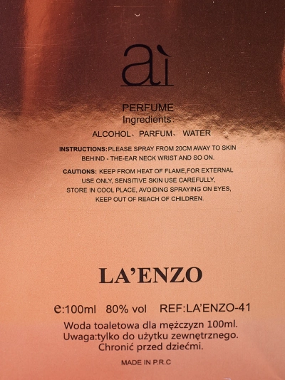 Inspired eau de parfum for women Ai La'Enzo