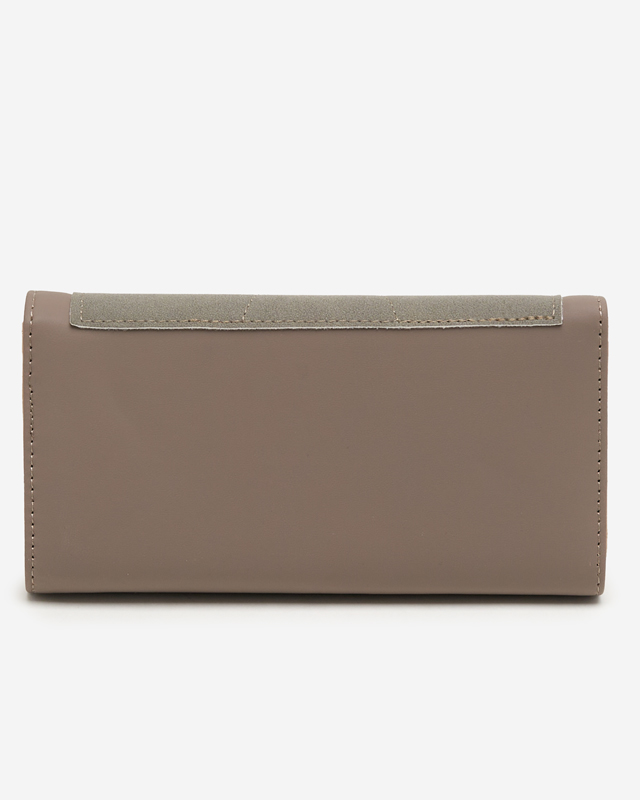 Brown ladies' large wallet - Accessories