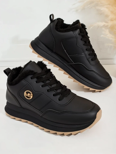 Royalfashion Утепленные женские кроссовки с мехом Casot