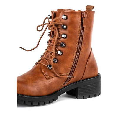 Trappers in camel Gigi - Footwear