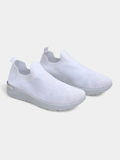 Royalfashion Women's Slip-On Fabric Sports Shoes Satet