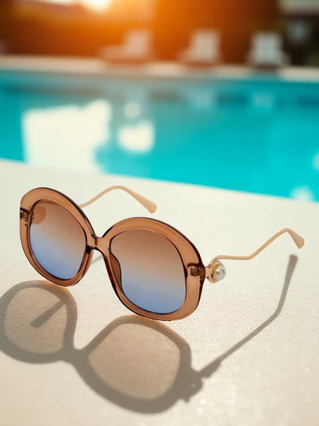 Royalfashion Saulesbrilles ar dekoratīviem kājiņām Glam Shine