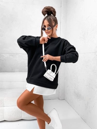 Royalfashion Women's cotton sweatshirt with detachable bottom