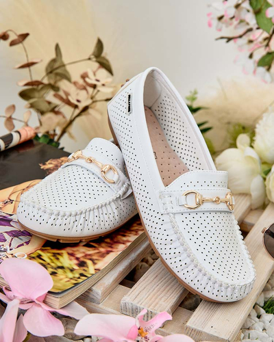 Royalfashion Women's openwork moccasins Mill