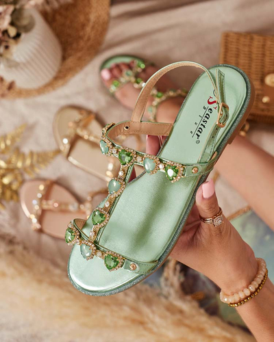 Royalfashion Women's Selina zirconia sandals