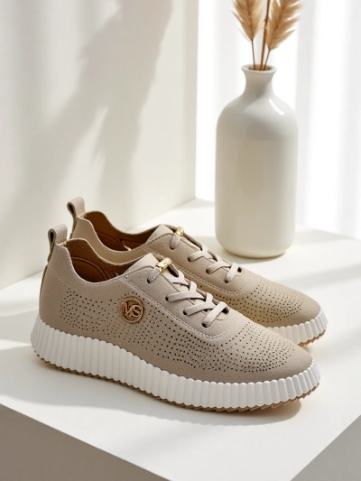 Royalfashion Women's sporty perforated sneakers Tobin