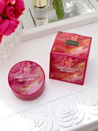 Vaigu sārtums ar sūklīti, krāsa Sunset