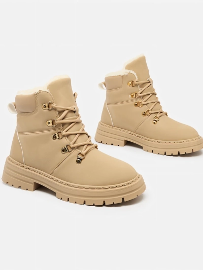 Royalfashion Beige women's Develier trappers