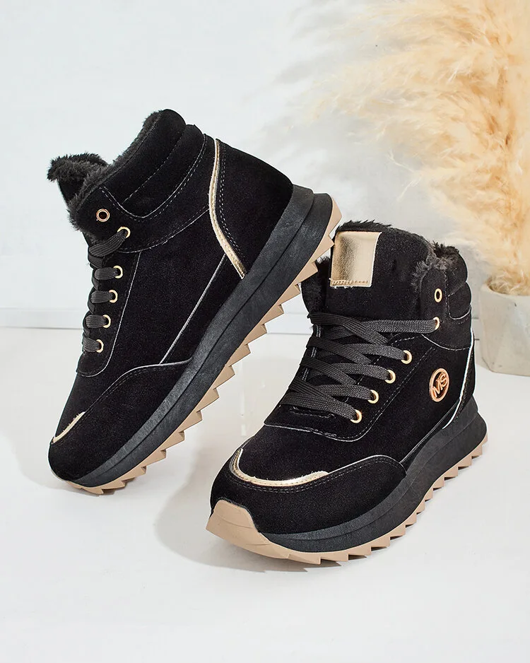 Royalfashion Утепленные женские кроссовки с мехом Casill