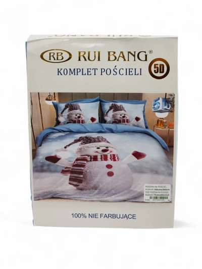 Royalfashion Pościel świąteczna 160x200 komplet 3-CZĘŚCI