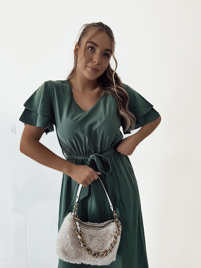 Royalfashion Sieviešu vienkārša midi kleita