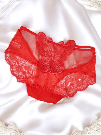Royalfashion Women's panties in the form of briefs with a butterfly