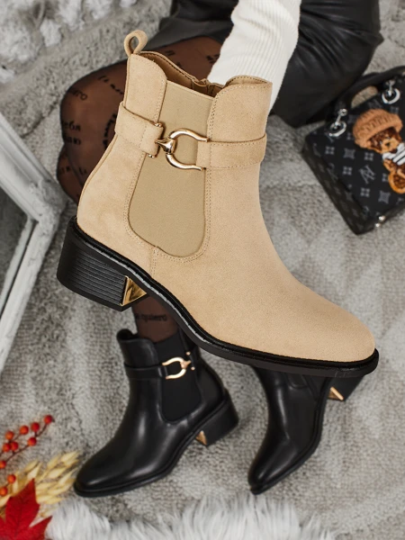 Calivra Women's Eco Suede Ankle Boots