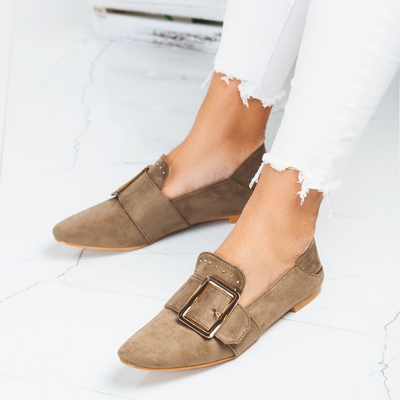 Green loafers with jets and Lucca buckle - Footwear 1